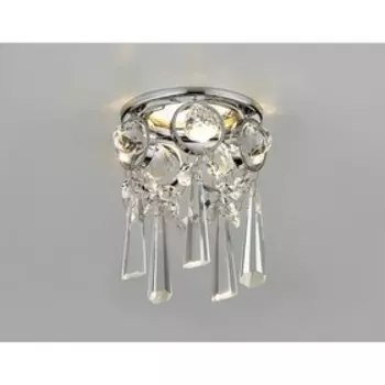 Светильник Ambrella light встраиваемый, MR16, GU5.3, цвет хром, d=60 мм