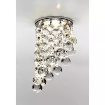 Светильник Ambrella light встраиваемый, MR16, GU5.3, цвет хром, d=60 мм