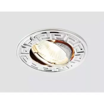 Светильник Ambrella light встраиваемый, MR16, GU5.3, цвет хром, d=75 мм