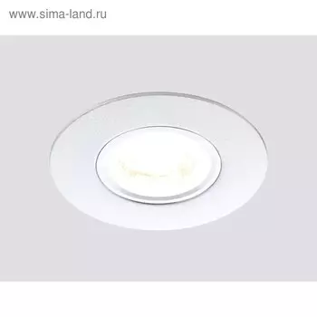 Светильник Ambrella light встраиваемый, MR16, GU5.3, цвет серебро, d=60 мм