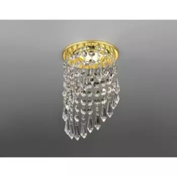 Светильник Ambrella light встраиваемый, MR16, GU5.3, цвет золото, d=60 мм