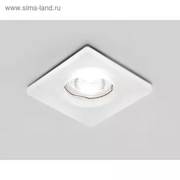 Светильник встраиваемый, MR16 GU5.4, цвет хром, d=76 мм