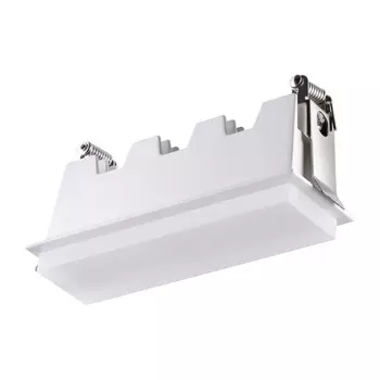 Светильник встраиваемый Novotech. Hielo, 10Вт, Led, 60х147х45 мм, цвет белый
