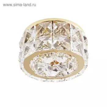 Светильник встраиваемый Onda grande 40Вт G9 золото