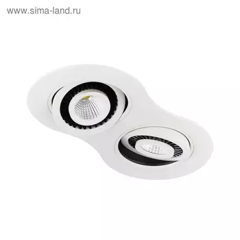 Светильник Ambrella light встраиваемый светодиодный, 5Вт, цвет белый, d=190х90 мм