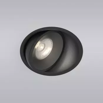 Светильник встраиваемый светодиодный Elektrostandard, Slide, 100х100х51 мм, 6Вт, LED, 500Лм, 4200К, цвет чёрный