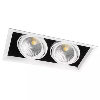 Светильник встраиваемый светодиодный Feron AL212, IP20, LED, 60 Вт, 365х185х130 мм, цвет белый
