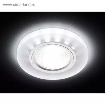 Светильник Ambrella light встраиваемый светодиодный, G5.3, 3Вт, цвет белый, d=60 мм