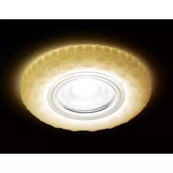 Светильник Ambrella light встраиваемый светодиодный, G5.3, 3Вт, цвет белый, d=65 мм