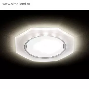 Светильник Ambrella light встраиваемый светодиодный, G5.3, 3Вт, цвет белый, d=85 мм