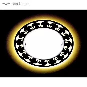 Светильник Ambrella light встраиваемый светодиодный, G5.3, 3Вт, цвет белый, d=90 мм