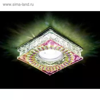 Светильник Ambrella light встраиваемый светодиодный, G5.3, 3Вт, цвет хром, d=60 мм