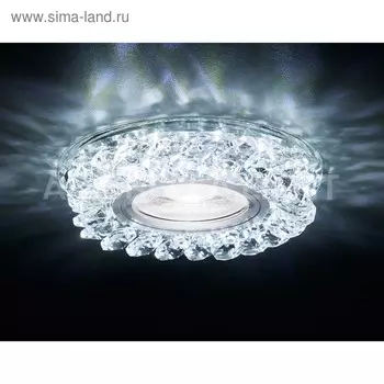 Светильник Ambrella light встраиваемый светодиодный, G5.3, 3Вт, цвет хром, d=60 мм