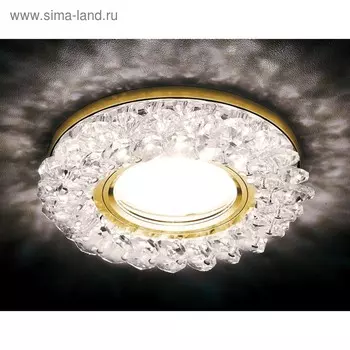 Светильник Ambrella light встраиваемый светодиодный, G5.3, 3Вт, цвет хром, d=60 мм