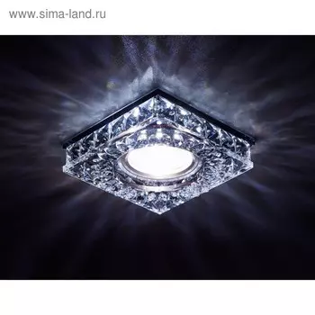 Светильник Ambrella light встраиваемый светодиодный, G5.3, 3Вт, цвет хром, d=60 мм