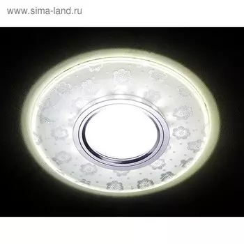 Светильник Ambrella light встраиваемый светодиодный, G5.3, 3Вт, цвет хром, d=60 мм