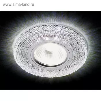 Светильник Ambrella light встраиваемый светодиодный, G5.3, 3Вт, цвет хром, d=65 мм