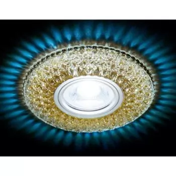 Светильник встраиваемый светодиодный, G5.3, 3Вт, цвет кофейный, d=60 мм