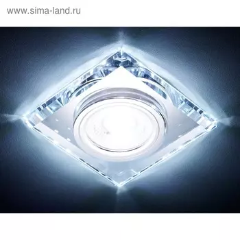 Светильник Ambrella light встраиваемый светодиодный, G5.3, 3Вт, цвет прозрачный, d=60 мм