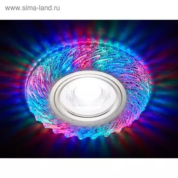 Светильник Ambrella light встраиваемый светодиодный, G5.3, 3Вт, цвет зеленый, d=60 мм