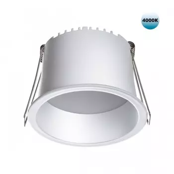 Светильник встраиваемый светодиодный Novotech. Tran, 9Вт, Led, 59х86х86 мм, цвет белый