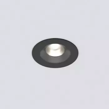 Светильник встраиваемый светодиодный, влагозащищённый IP54 Elektrostandard, Light LED 3001, 90х90х52 мм, 7Вт, LED, 550Лм, 4000К, цвет чёрный