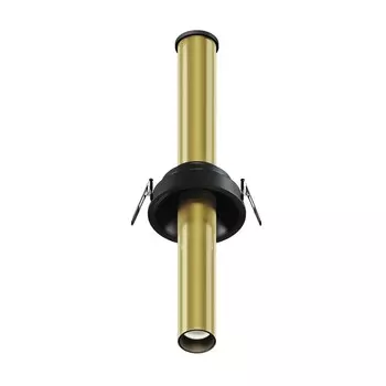 Светильник встраиваемый Technical C140RS-L300-7W4K-BBS, LED, 7 Вт, 30х30х316 мм, 510 Лм, 4000К, чёрный, латунь