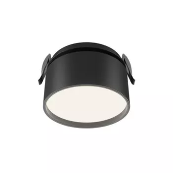 Светильник встраиваемый Technical DL024-12W4K-B, LED, 12 Вт, 85х85х66 мм, 810 Лм, 4000К, 2835, чёрный