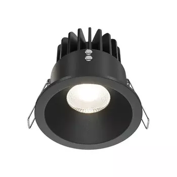 Светильник встраиваемый Technical DL034-L12W4K-D-B, LED, 12 Вт, 85х85х85 мм, 930 Лм, 4000К, чёрный