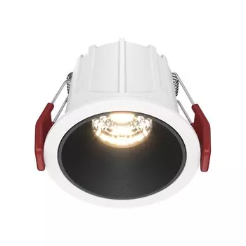 Светильник встраиваемый Technical DL043-01-10W3K-D-RD-WB, LED, 10 Вт, 65х65х52 мм, 450 Лм, 3000К, бело-чёрный