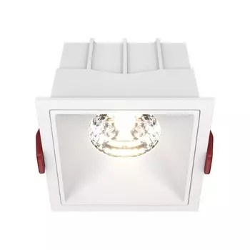Светильник встраиваемый Technical DL043-01-15W3K-D-SQ-W, LED, 15 Вт, 85х85х63 мм, 1150 Лм, 3000К, белый