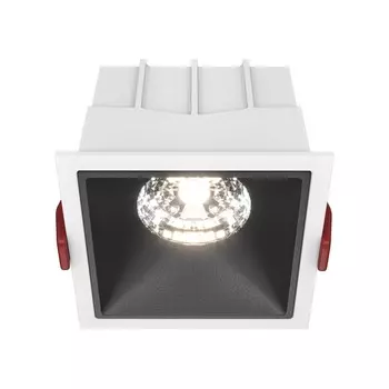 Светильник встраиваемый Technical DL043-01-15W4K-D-SQ-WB, LED, 15 Вт, 85х85х63 мм, 1150 Лм, 4000К, бело-чёрный