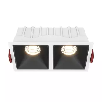 Светильник встраиваемый Technical DL043-02-10W3K-D-SQ-WB, LED, 20 Вт, 126х65х52 мм, 900 Лм, 3000К, бело-чёрный