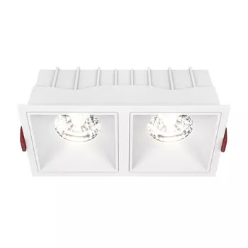 Светильник встраиваемый Technical DL043-02-15W4K-D-SQ-W, LED, 30 Вт, 167х85х63 мм, 2500 Лм, 4000К, белый