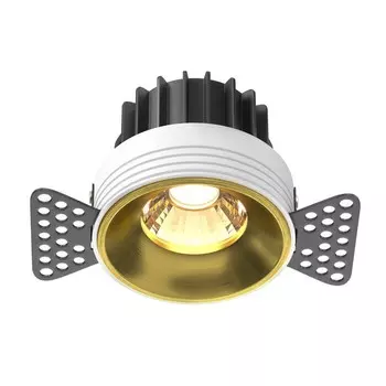 Светильник встраиваемый Technical DL058-12W3K-TRS-BS, LED, 12 Вт, 74х74х60 мм, 920 Лм, 3000К, латунь