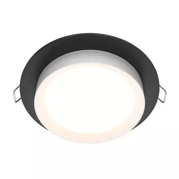 Светильник встраиваемый Technical DL086-GX53-RD-BW, GX53, 1х15 Вт, 110х110х53 мм, черно-белый