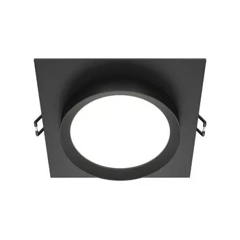 Светильник встраиваемый Technical DL086-GX53-SQ-B, GX53, 1х15 Вт, 110х110х52 мм, чёрный