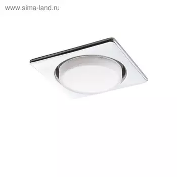 Светильник встраиваемый Tensio 13Вт Gx53 хром