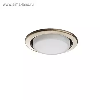 Светильник встраиваемый Tensio 13Вт Gx53 зеленая бронза