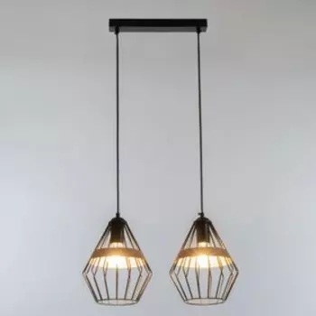 Светильник "Яна" 2х60Вт Е27 черный