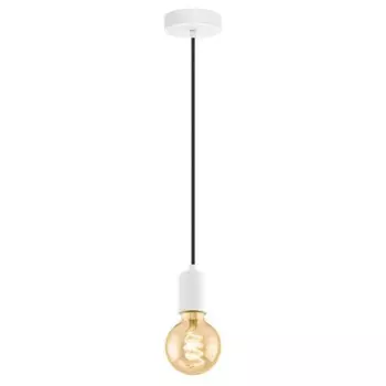 Светильник YORTH, 1x60Вт E27, цвет белый, черный