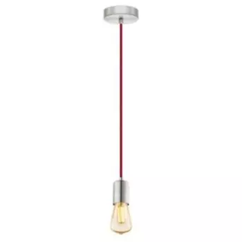 Светильник YORTH, 1x60Вт E27, цвет красный, серый