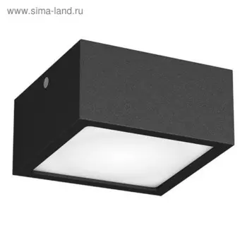 Светильник ZOLLA 10Вт LED 3000K чёрный 10x10x5,5 см