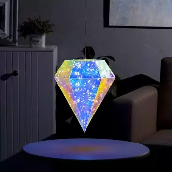 Светодиодная фигура «Бриллиант» 25 30 25 см, пластик, 220 В, свечение белое