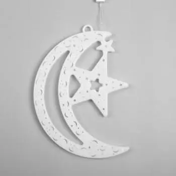 Светодиодная фигура «Месяц» 20 30 см, пластик, 220 В, свечение мульти (RG/RB)