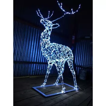 Светодиодная фигура «Олень», 90 150 60 см, 80 Вт, 220 В