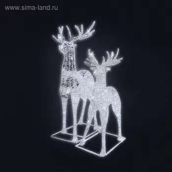 Светодиодная фигура «Олень», 90 180 50 см, 50 Вт, 220 В
