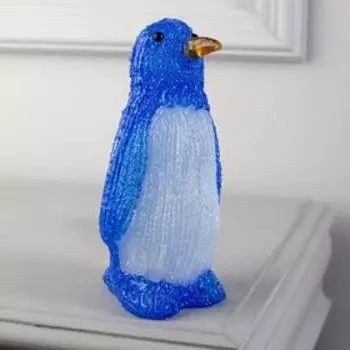 Светодиодная фигура «Пингвин» 7 × 20 × 7 см, акрил, 10 LED, батарейки ААх2 (не в комплекте), свечение белое