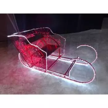 Светодиодная фигура «Сани», 250 140 140 см, 80 Вт, 220 В