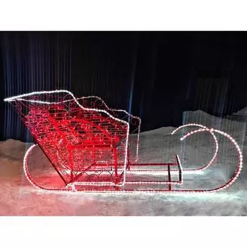 Светодиодная фигура «Сани», 250 140 140 см, 80 Вт, 220 В